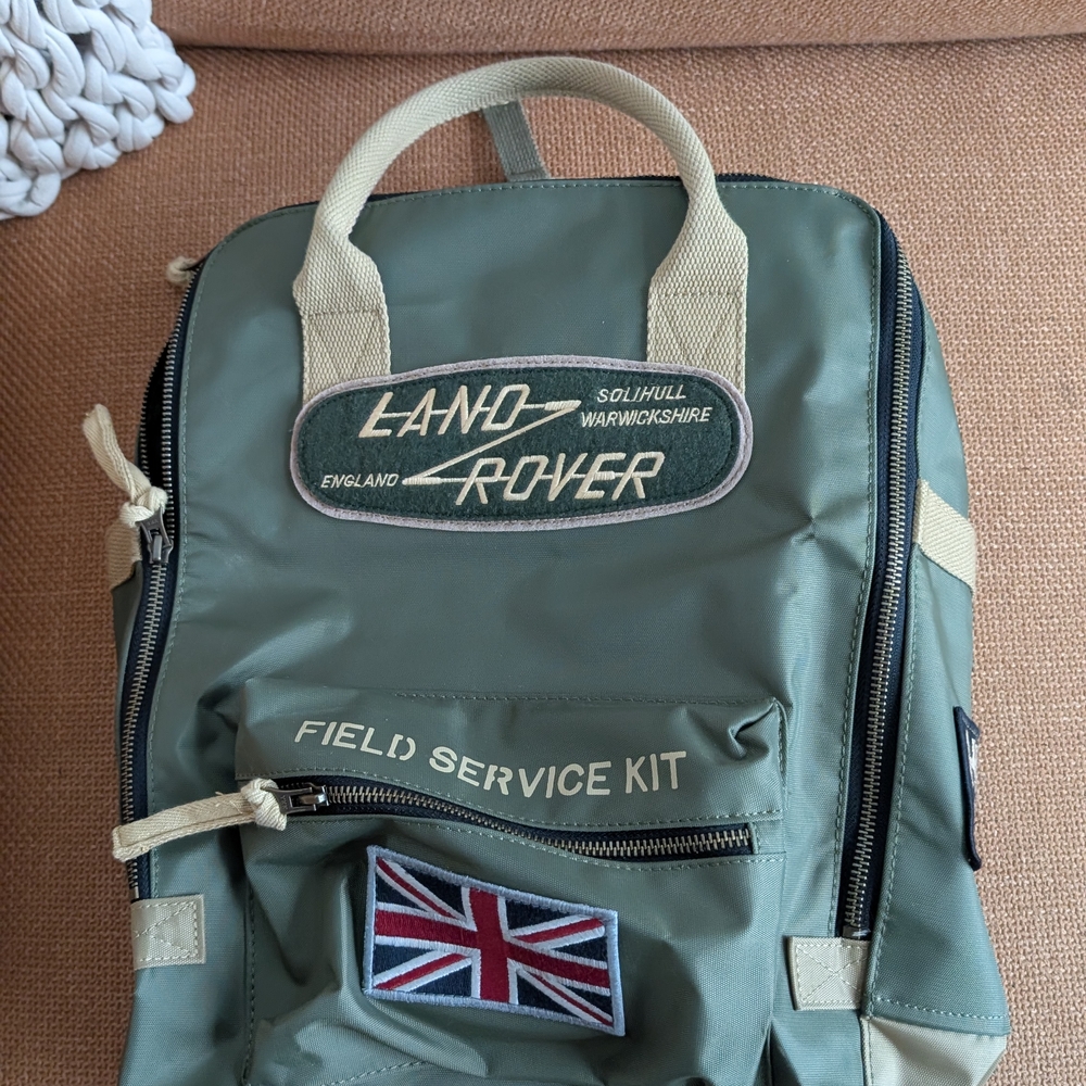 Land Rover Green Field Service Kit Backpack
